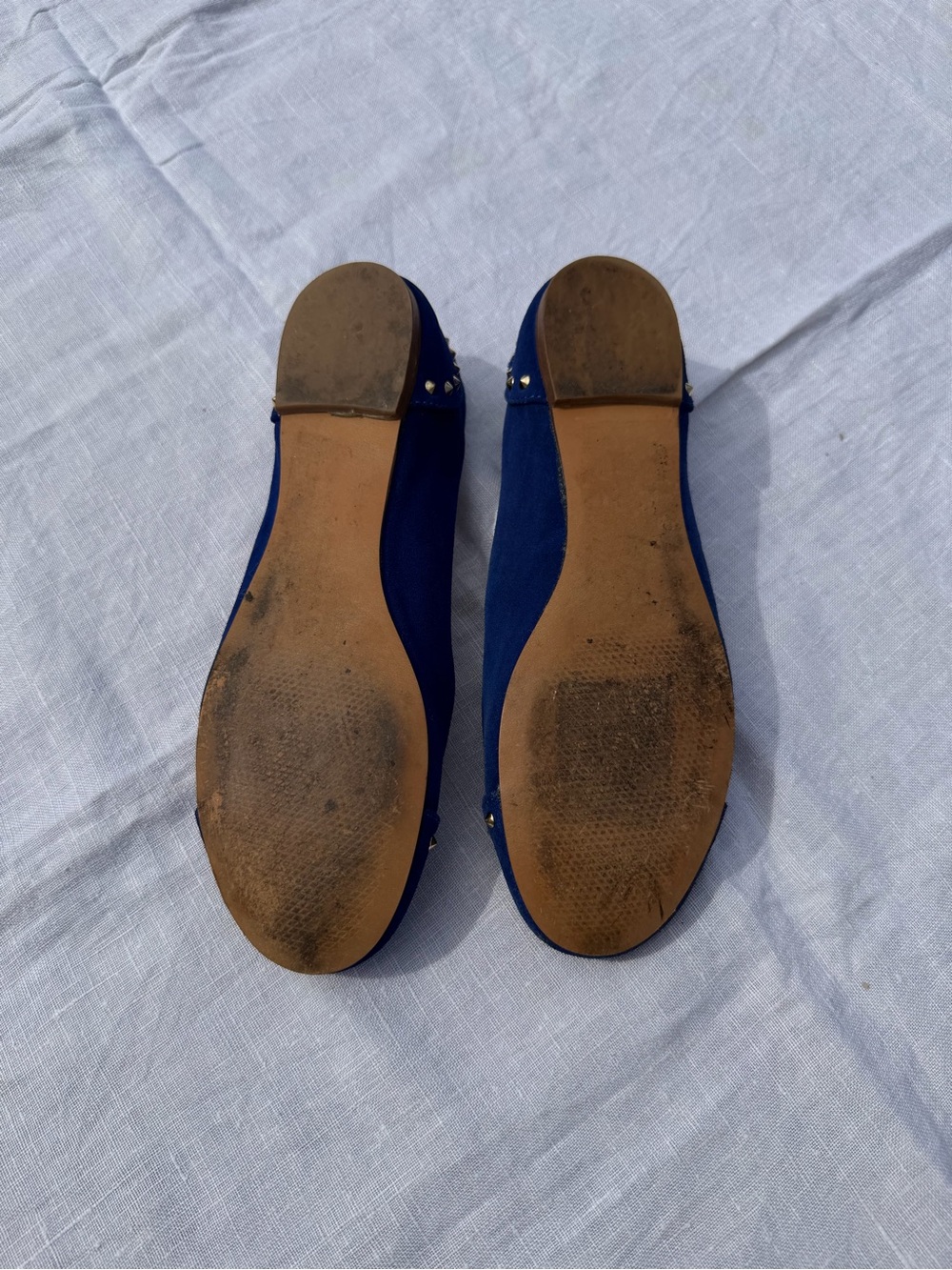 Steve Madden Royal Blue Studded Ballet Flats - Picture 3 of 3